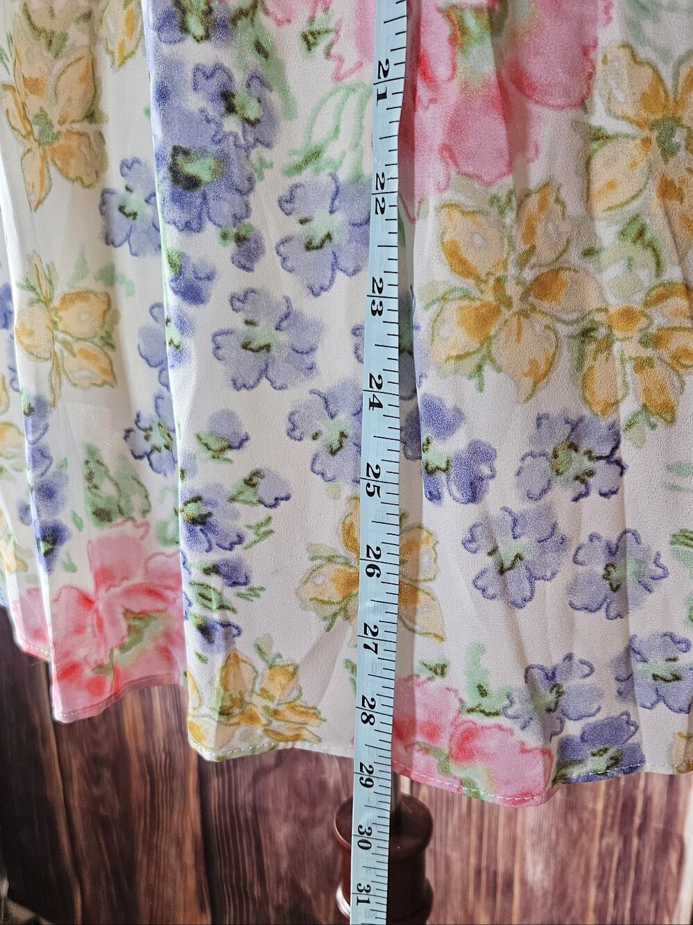 NWT Rose & Olive Georgette Button Front Floral Top Plus Size 1X - Picture 9 of 9